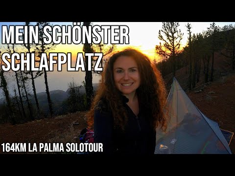 Schlafen am schönsten Ort meines Lebens auf 1900hm auf dem GR131– 164 km La Palma Solotour