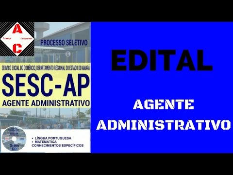 Apostila Concurso SESC-AP 2017 - Agente Administrativo