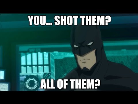 Holy Bat-bullets, Batman! Alfred Got the Strap!