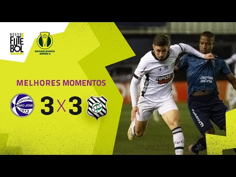 CHUVA DE GOLS! - Melhores Momentos - São José 3 x 3 Figueirense - Série C