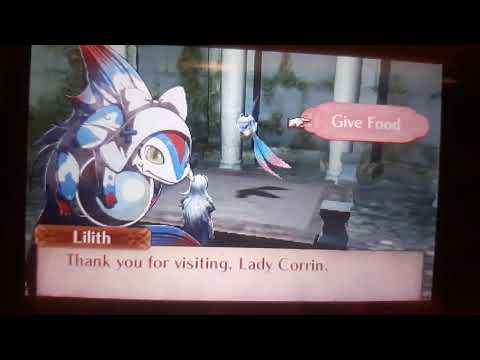 Fire Emblem Fates: Conquest Corrin gives Lilith food