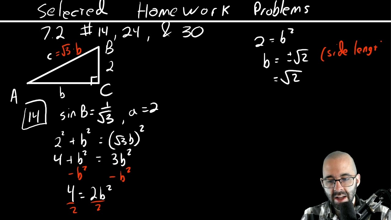 7 2 5 Selected Homework Problems