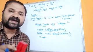 Event Handling In Java | Delegation Event Model  | Classes | Listener Interfaces | Sources of events