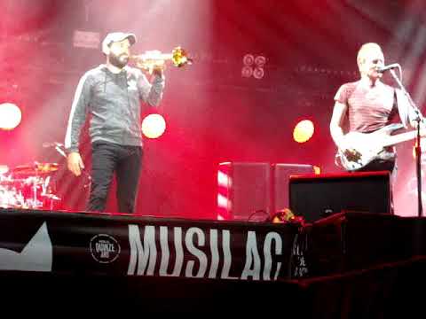 Sting et Ibrahim Maalouf, Musilac, 14 juillet 2017(Aix les Bains)