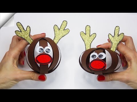 DIY paper crafts Paper toys Christmas crafts deer