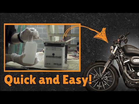 How to Fill a Sealed Lead Acid Battery for a Bike