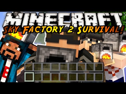 Minecraft Modded Sky Factory 2 : HOW TO MAKE FURNACE!