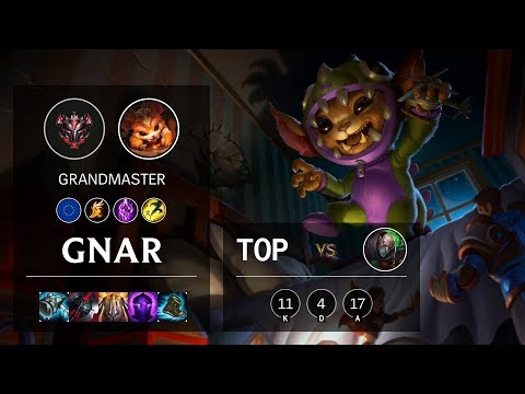 Gnar Top vs Singed - EUW Grandmaster Patch 10.3