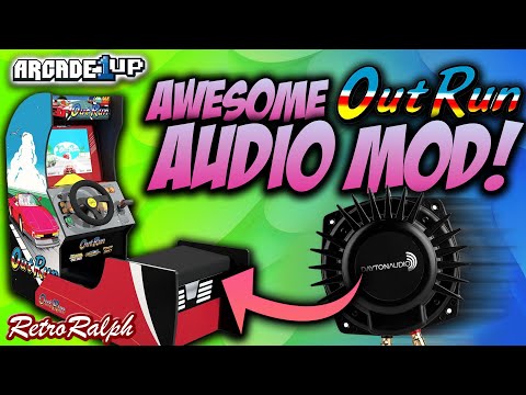 Awesome Arcade1up Outrun AUDIO MOD - FEEL THE ENGINE RUMBLE!