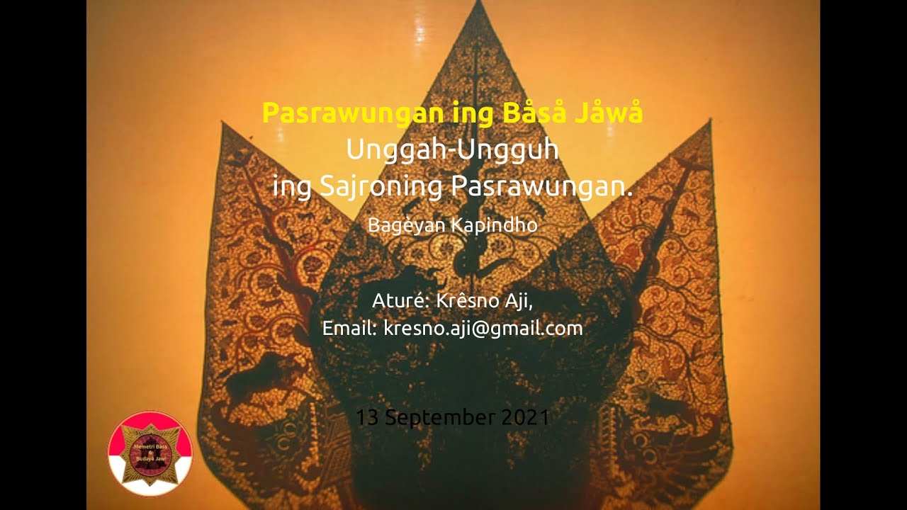 Kursus Online - Kursus Bahasa Jawa Online  - 2