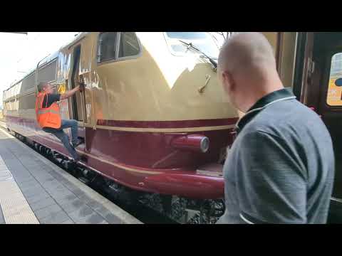 TEE in Aschaffenburg mit einer BR103