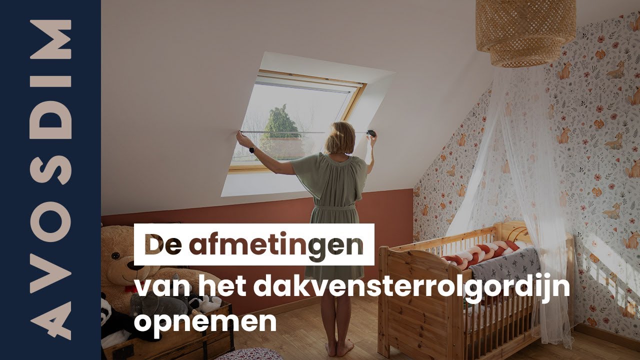 Hoe meet ik de juiste afmetingen voor een muggenrolgordijn voor een dakraam?