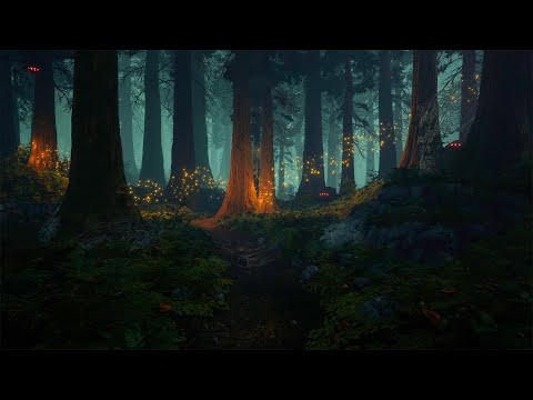 Enchanted Forest ✨🧚🏻‍♂️ | Rainy Evening – 4K, REMASTERED  Fantasy Music & Ambience