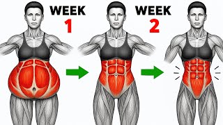 ➜ Slim Waist & Flat Belly in 2 Weeks | Best Standing Exercises To Lose Stubborn Belly Fat Fast