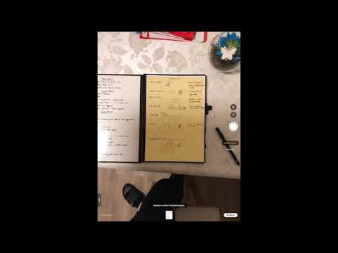 Bambook scan mit NotizApp (Apple)