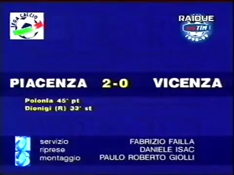 SERIE A 1998/1999: PIACENZA - VICENZA 2-0