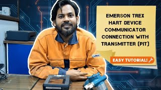 HART TREX Device Communicator with Instrument | PIT with HART | Range setting | Emerson |Calibration