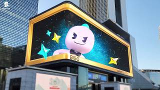 Download lagu BIGO LIVE - BIGO is lighting up Seoul! 🎉Spot our DINO on the giant 3D billboard! 🧐 mp3