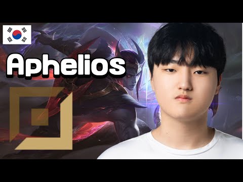 ADC Rank 1 KR Challenger Aphelios vs Tahm Kench with Senna