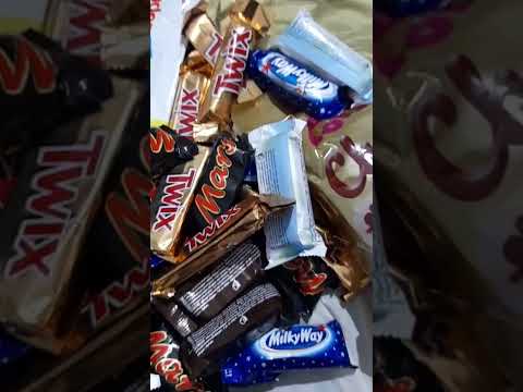 Chocolate lovers...🤩snickers#Bounty#Mars#Twix#Milkyway#shorts#