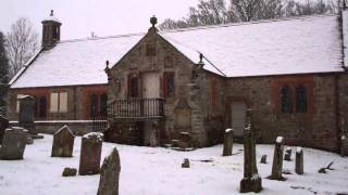 preview picture of video 'Snow Falling Parish Church Forgandenny Perthshire Scotland'