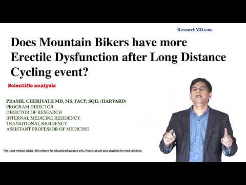 Are Mountain Bikers at higher risk for Erectile Dysfunction? - Pramil Cheriyath MD