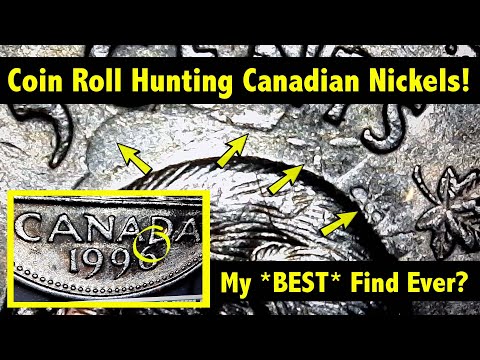 *ULTRA RARE* 1996 Attached 6 "Crown on Beaver" Die Clash! AWESOME FIND!! Coin Roll Hunting Nickels!