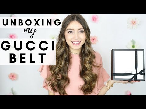 GUCCI BELT UNBOXING | Lace & Lashes