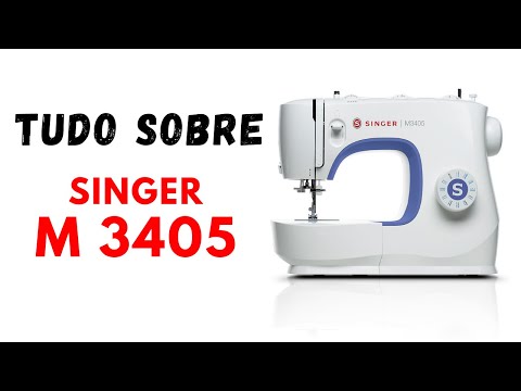 Singer Dainininkas | Siuvimo mašina | M3405 | Siūlių skaičius 23 | Sagos skylučių skaičius 1 | Baltas video