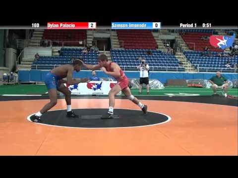 Fargo 2012 160 Round 6: Dylan Palacio (New York) vs. Samson Imonode (Arizona)