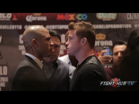 Miguel Cotto vs. Canelo Alvarez full video- Complete press conference + Face off