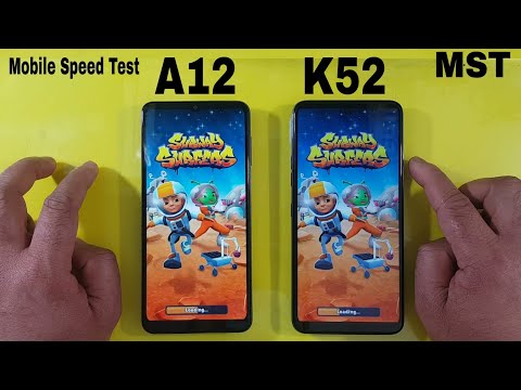 Samsung Galaxy A12 4GB Ram vs LG K52 4GB Ram Speed test MST official