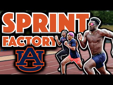 Auburn’s Sprint Factory: 100m & 200m Workouts