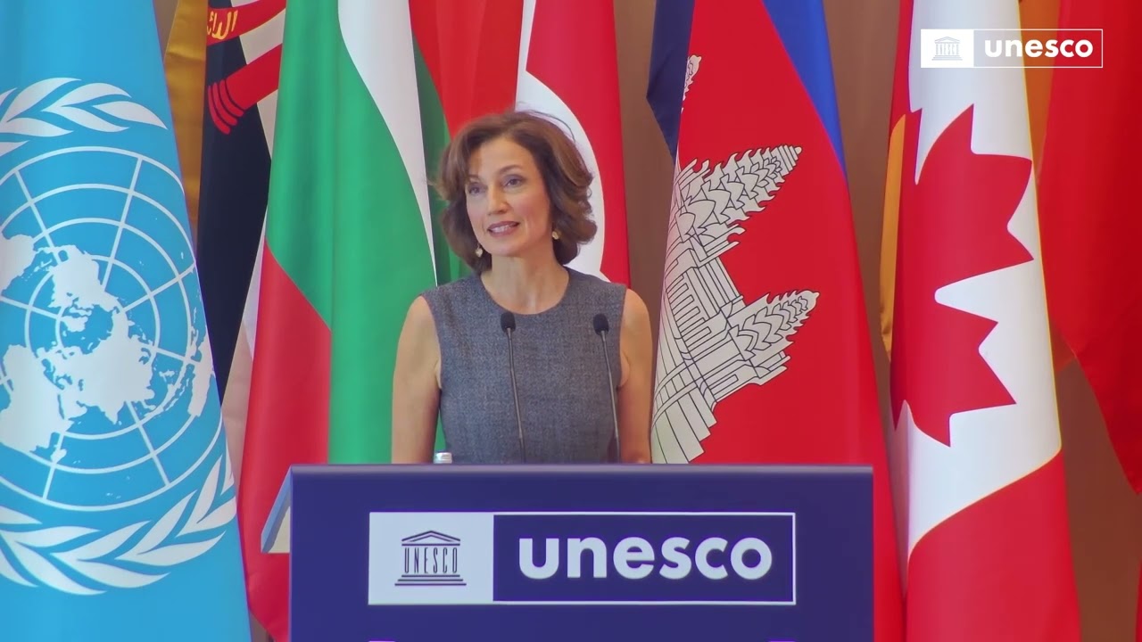 Speech of Audrey Azoulay during the Tribute Ceremony