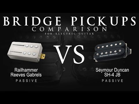 Railhammer REEVES GABRELS vs Seymour Duncan JB SH-4 - Bridge Guitar Pickup Comparison Tone Demo