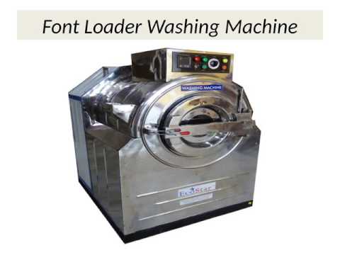 Commercial Front Load Washing Machine