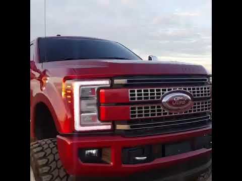 2017 Ford F250 Platinum lifted 26x14 American Force wheels