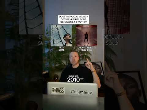 Does The BTS &ldquo;SWIM&rdquo; Vocal Melody Sound Similar To This Jason Derulo Song? #shorts #bts #arirang