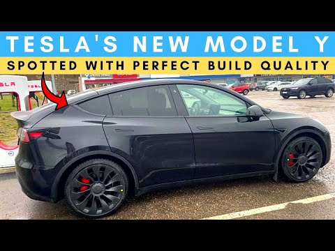Tesla's New Model Y With Perfect Build Quality Spotted & More Updates!