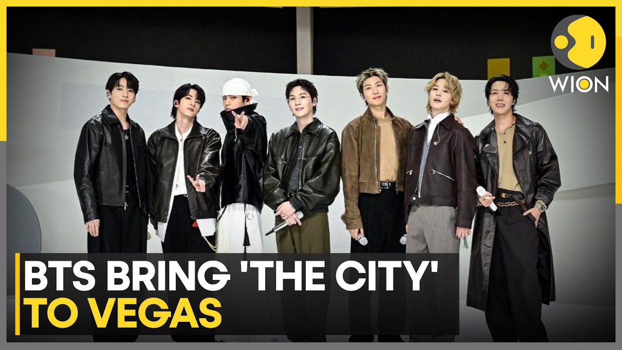 BTS Takes Over Cities With ‘The City’ Project: Vegas & Busan Turn Purple | WION