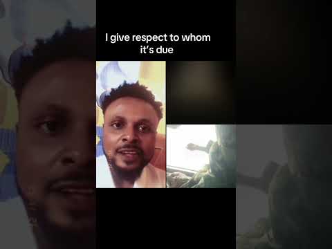 Give respect to whom it’s due