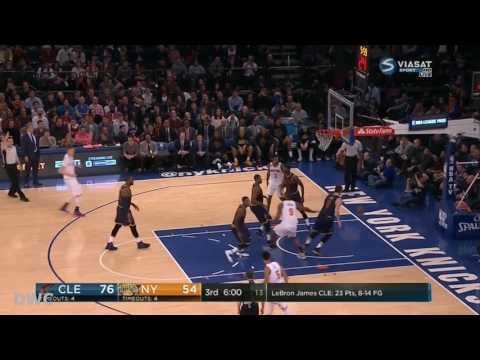 LeBron James Defense On Carmelo Anthony, February 4, 2017