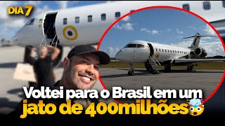 VOLTEI DE MIAMI PARA O BRASIL NO JATO PARTICULAR DA CIMED