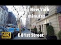 【4K】Walking New York #178 | East 81st Street | From 5th Ave to 2nd Ave | Upper East Manhattan