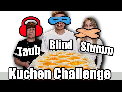 Blind Taub Stumm Kuchen Challenge 🤣 TipTapTube