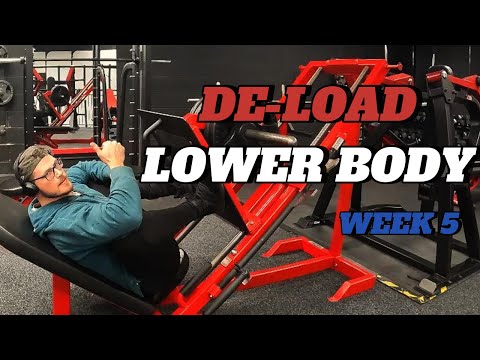 Spring Cut - Day 43 - Lower Body 2 || De-Load Week