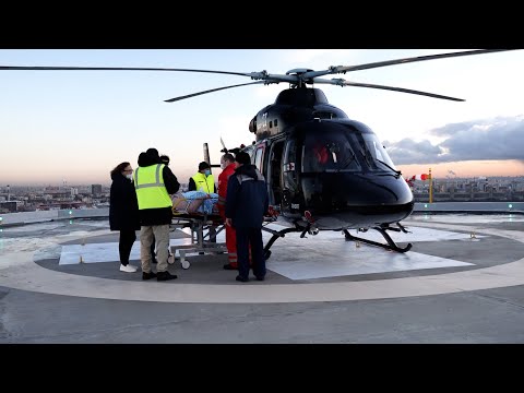 В Центр Алмазова из Иваново вертолет Национальной Службы санитарной авиации доставил пациентку