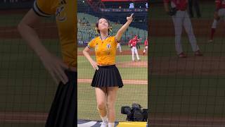 【 Passion Sisters 】仙女#君白（進擊取勝）#台湾チアリーディングチーム#中華職棒#CPBL#洲際棒球場#20240828
