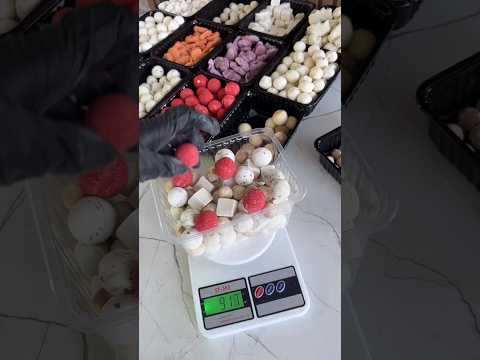 ASMR ASSORTI QURT ⚪🌕🟠🔴🟤#asmr #qurt