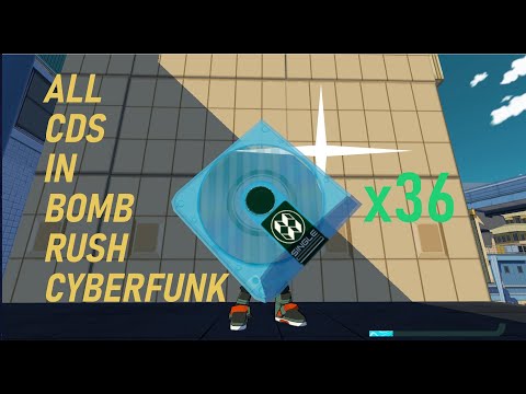 Bomb Rush Cyberfunk - ALL CD Locations 💿